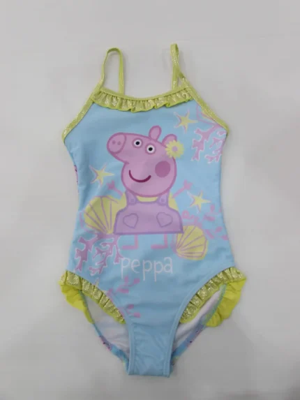 Bañador infantil Peppa Pig para niña en azul