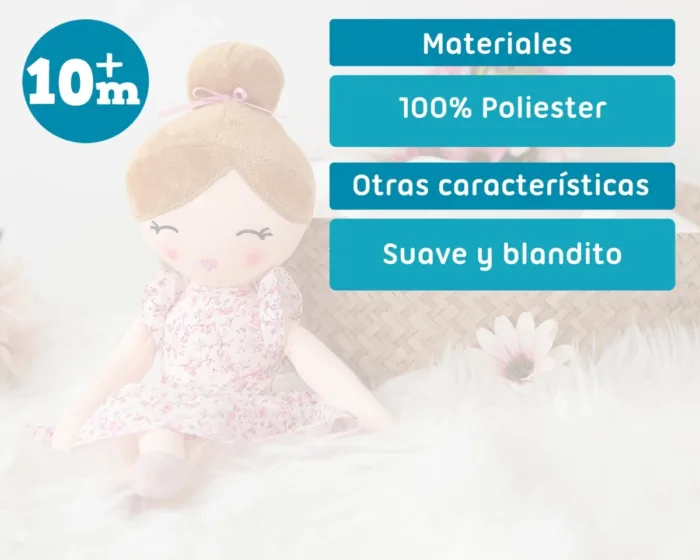 Muñeca Kiokids de trapo en varios colores 4