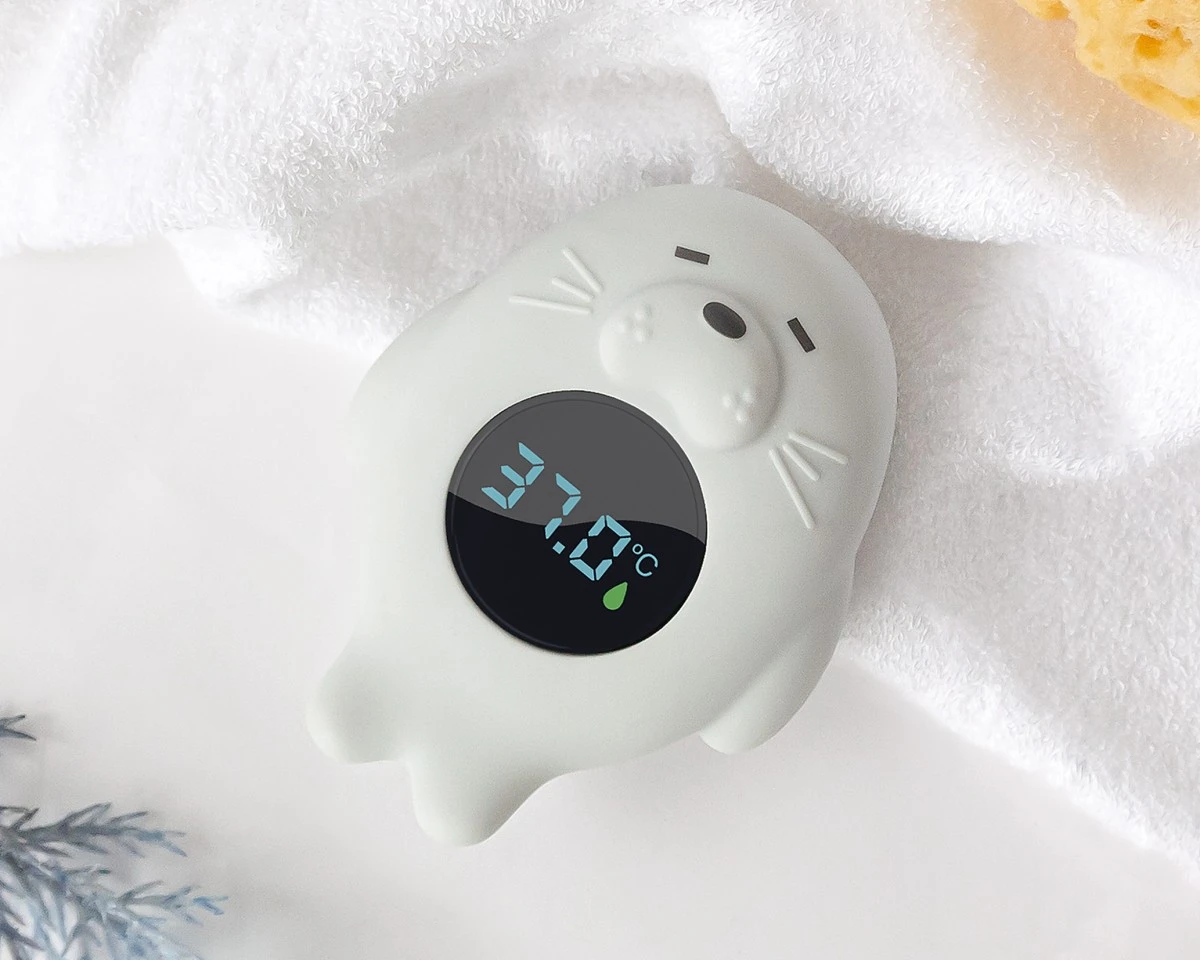 termometro-electrico-digital-gris-para-bebes Termometro Baño Digital Kiokids para bebés